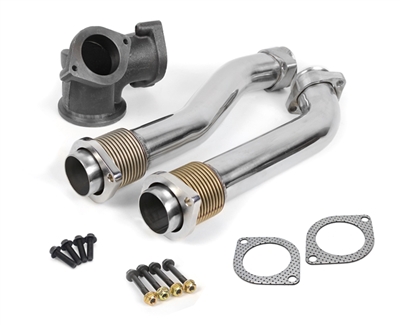 DIESEL SITE 1999.5-2003 7.3L STAINLESS STEEL BELLOWED UP-PIPE AND ...